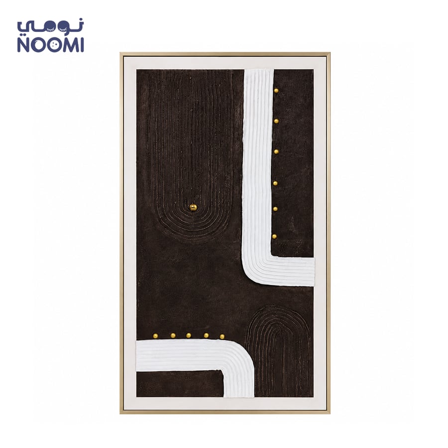 لوحة كنفاس جدارية إيقاع المسارات