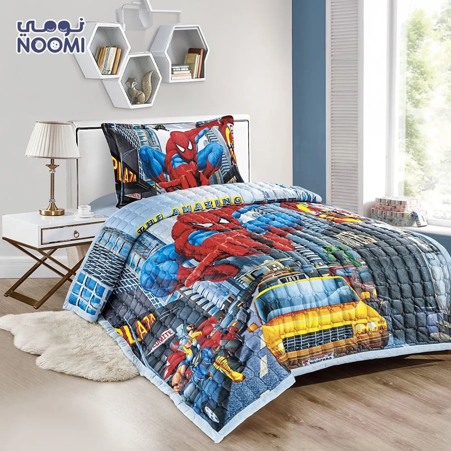مفرش أطفال مضغوط مخمل ( 3 قطع )