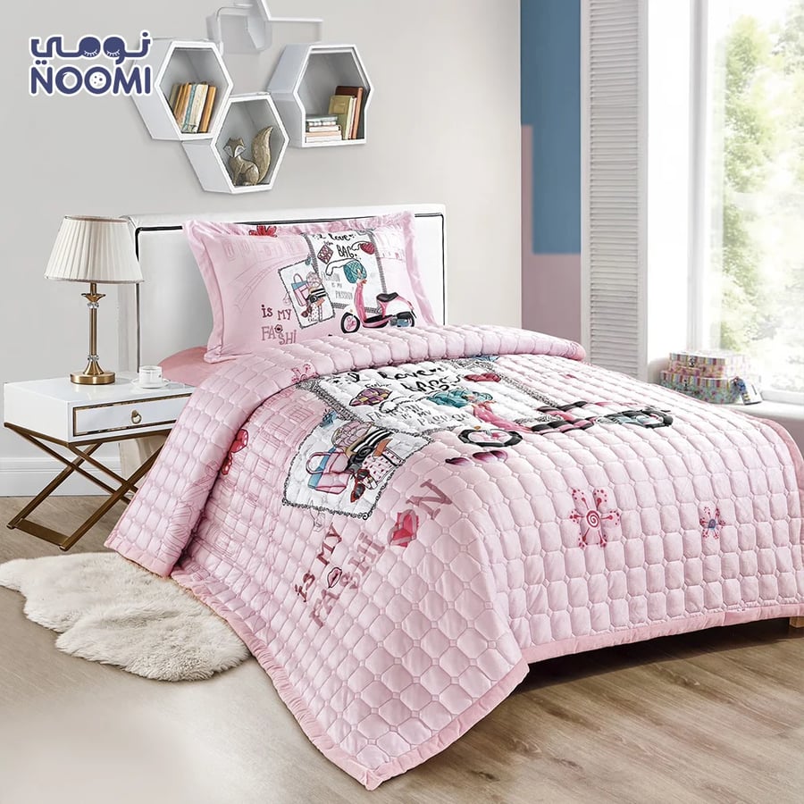 مفرش أطفال مضغوط مخمل ( 3 قطع )