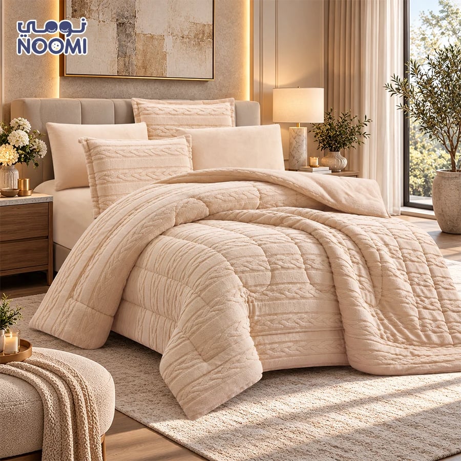 مفرش أريزو الشتوي مزدوج (نفرين)
