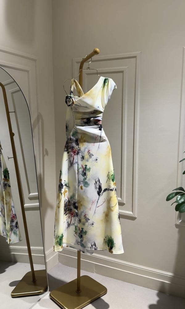 Midi floral dress