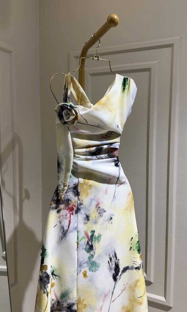 Midi floral dress
