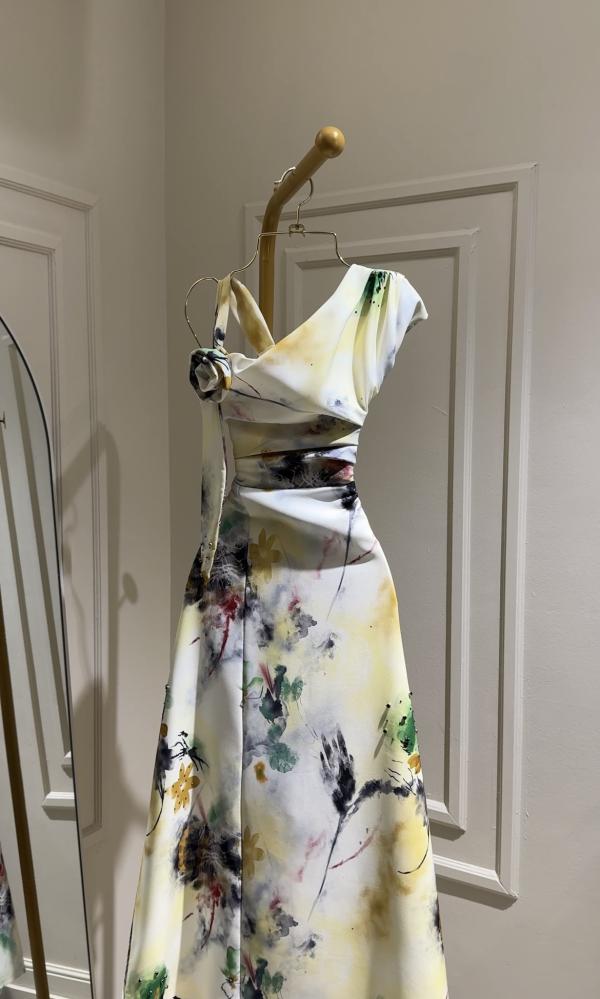 Midi floral dress