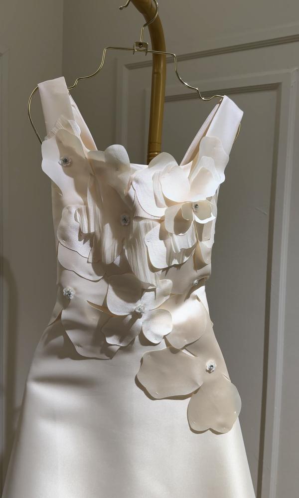 Cream-colored dress