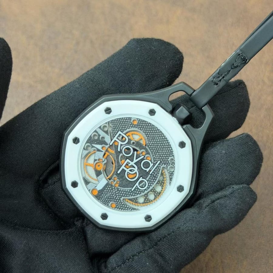 ساعة رويال بوب Swatch x AP الاسود