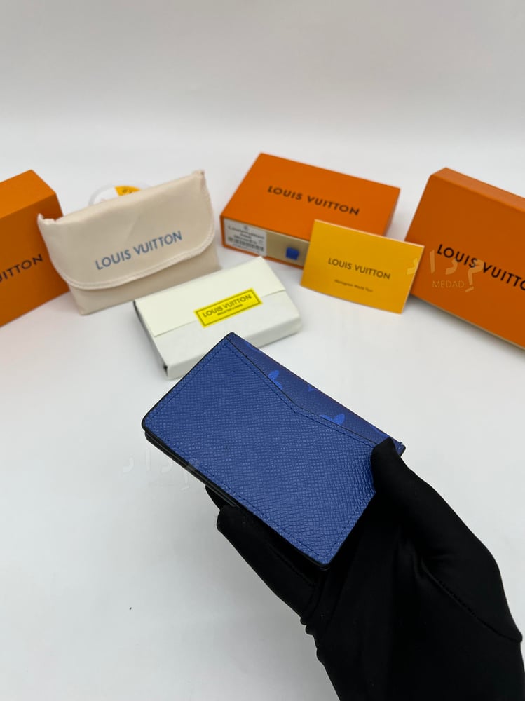 محفظة لويس فيتون مونوغرام أزرق   Louis Vuitton Wallet Edition