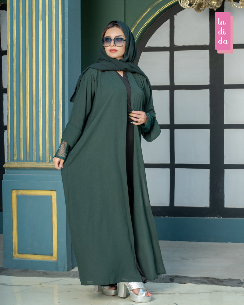 عباية لون اخضر