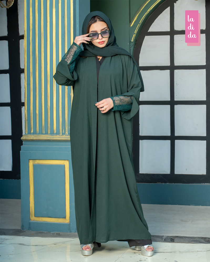 عباية لون اخضر