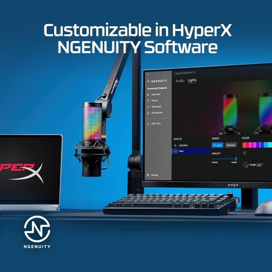 هايبر اكس كواد كاست 2 أس - HyperX QuadCast 2 S