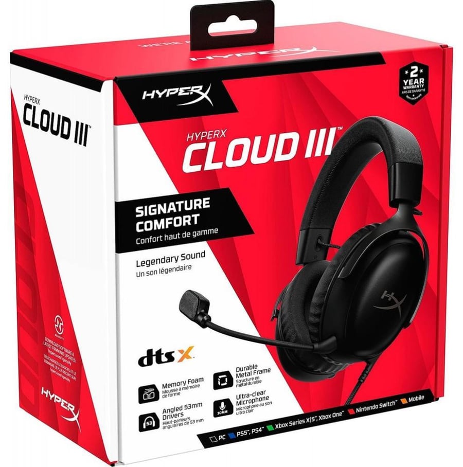 سماعة سلكية هايبر اكس كلاود 3 - HyperX Cloud III