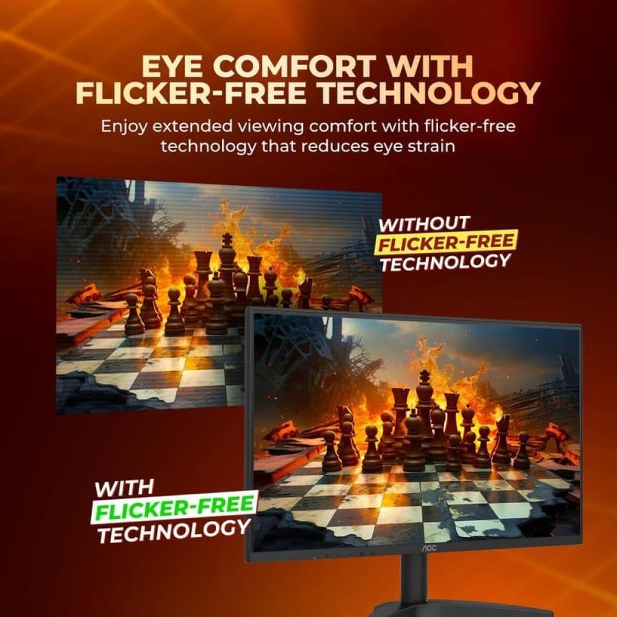 شاشة الالعاب AOC FHD 120Hz مقاس 27 بوصة دقة ips متوافقة مع بلايستيشن 5