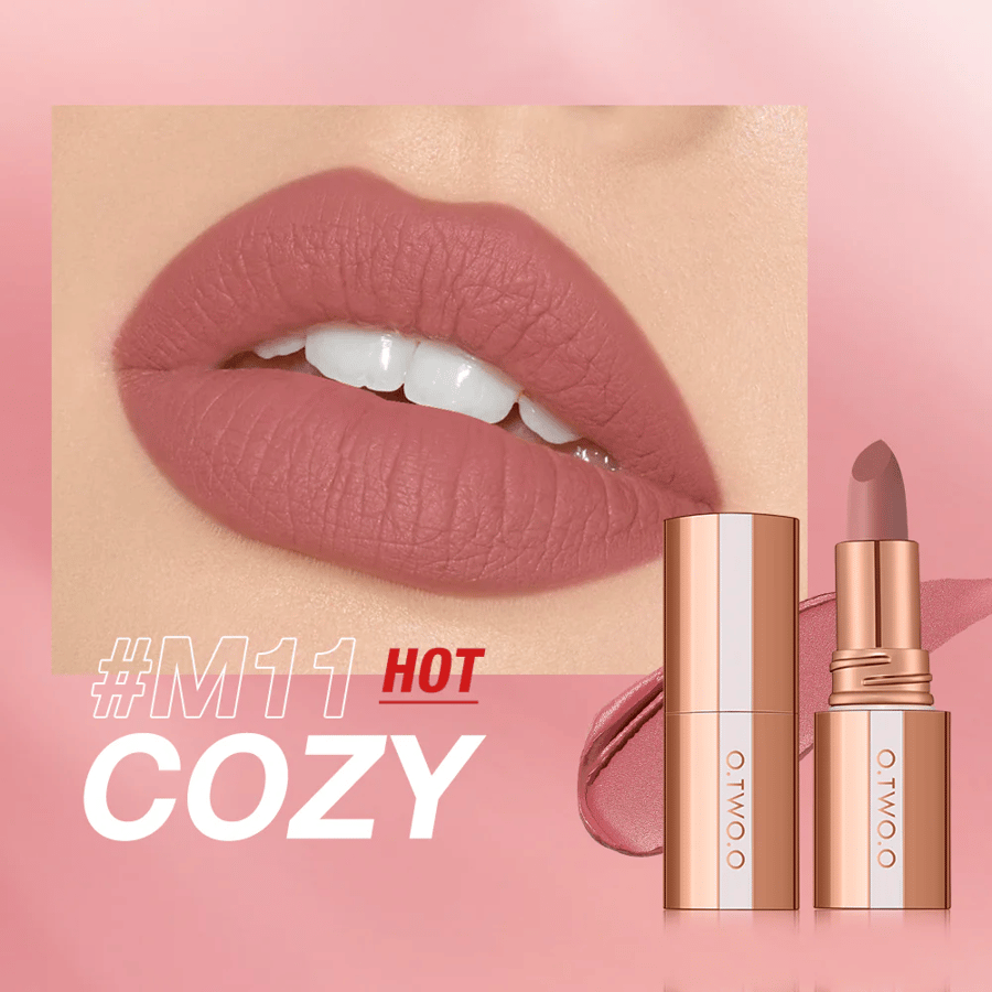 O.TWO.O Intense Matte Creamy Lipstick 01