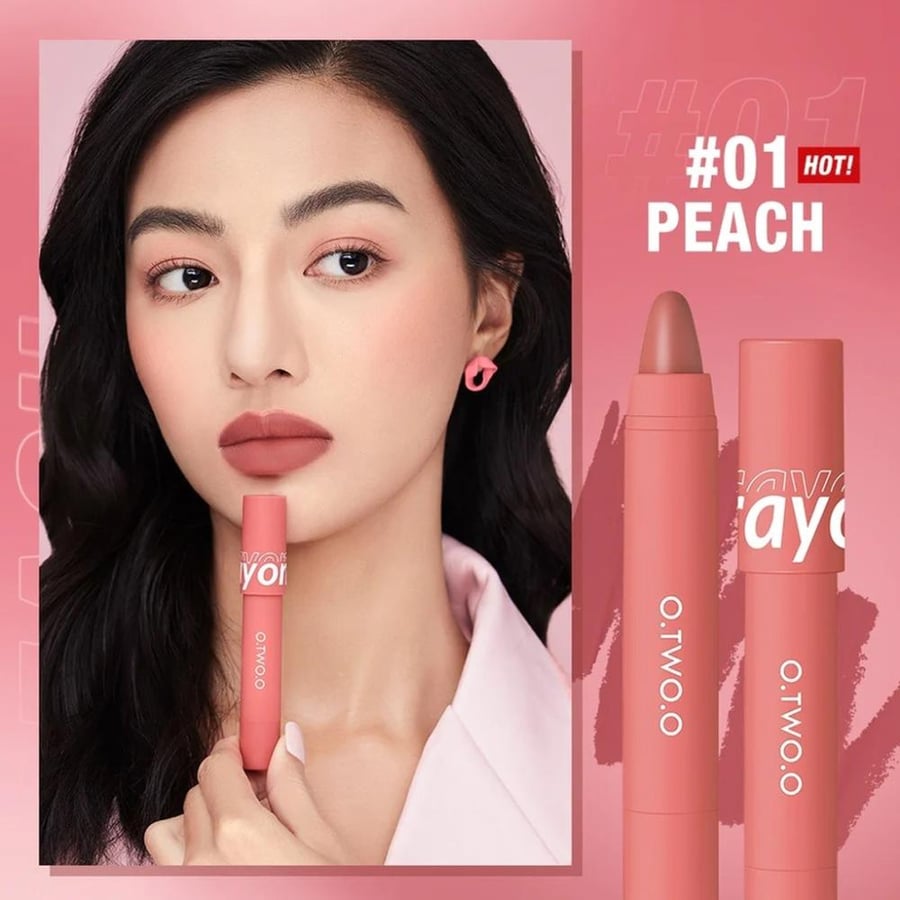 O.TWO.O Creamy Lipstick 01