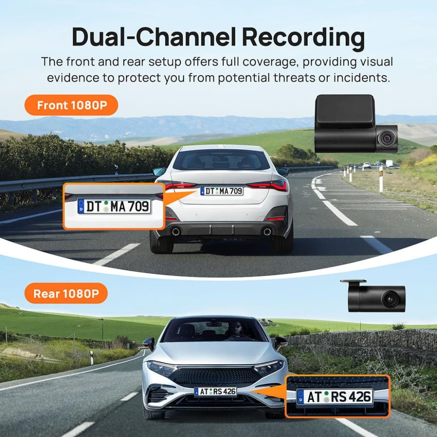 70mai A200 Dual Dash Cam