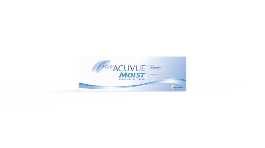 اكيوفيو مويست اليومية - عبوة من 30 / Acuvue Moist 1-Day Contact lenses - Pack of 30