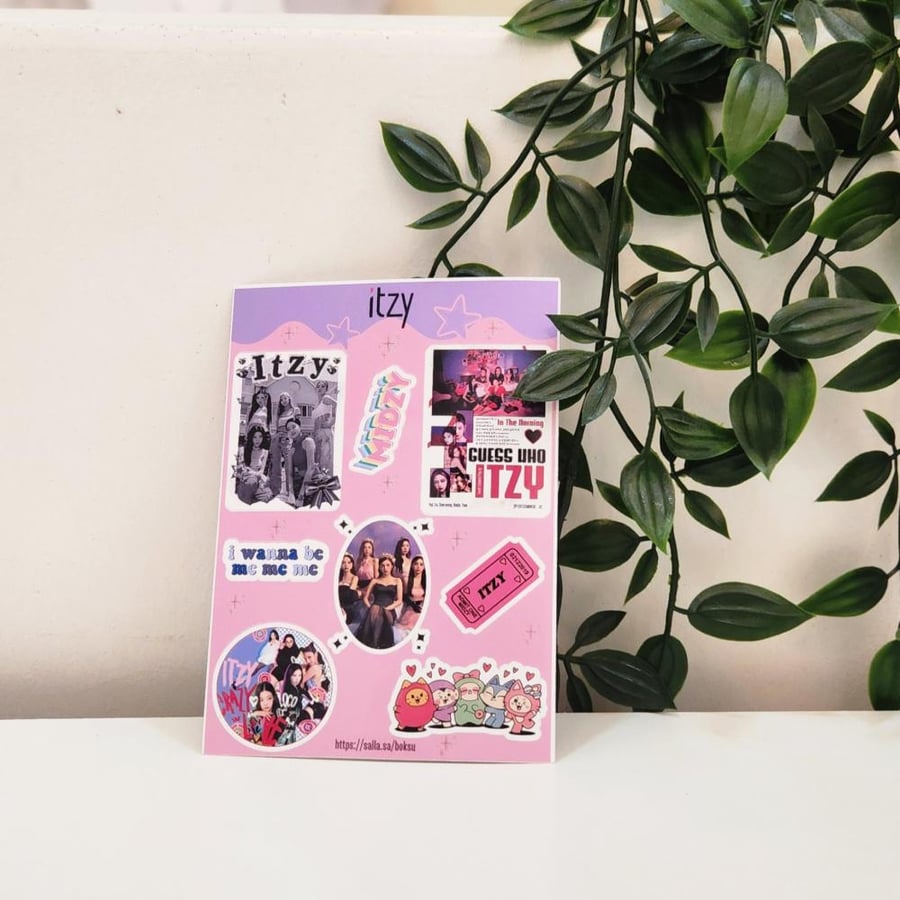 ستكرشيت -  اتزي |ITZY STICKER SHEET