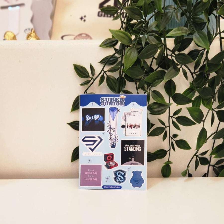 ستكرشيت -  سوبر جونيور  | Sticker Sheet- SUPER JUNIOR