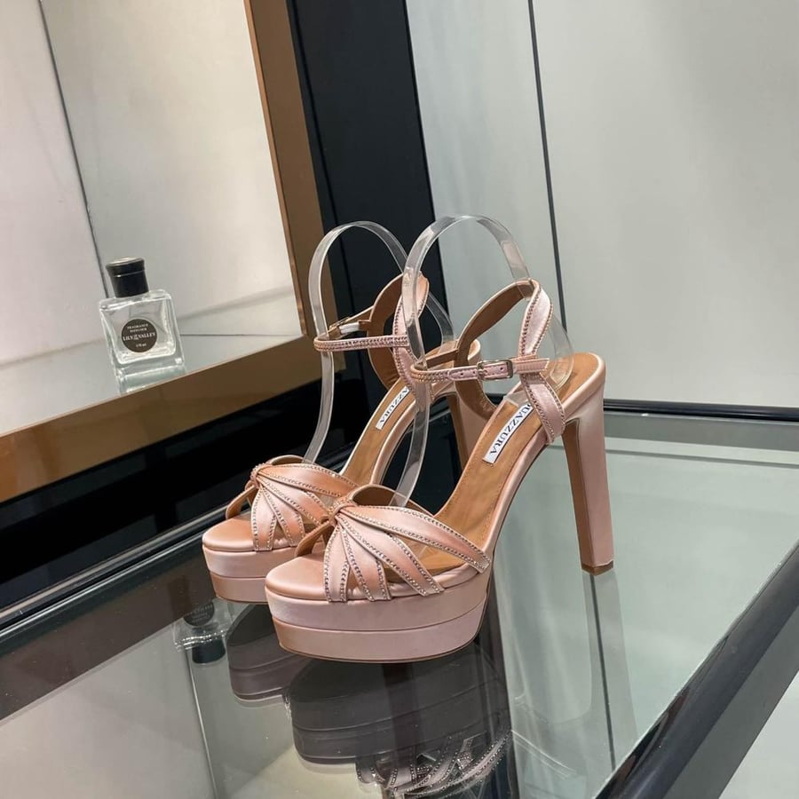 صندل Solemate Plateau 130 من  أكوازورا - بيج/روز