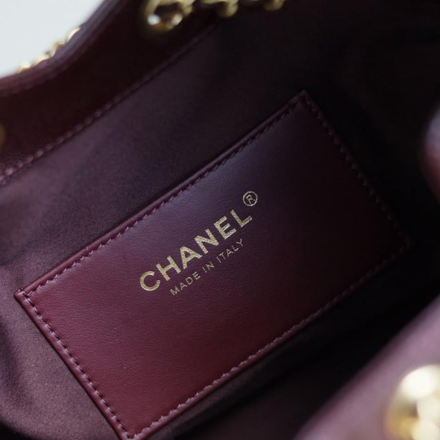حقيبة Chanel hobo - برغندي