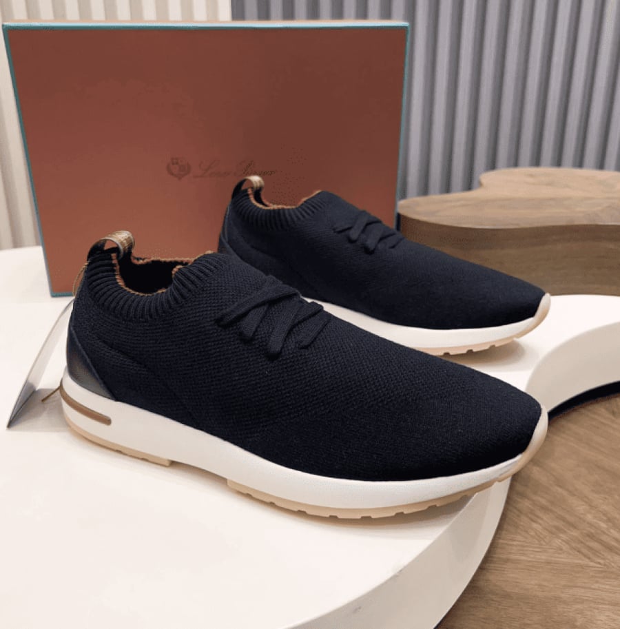 حذاء Loro Piana 360 LP Flexy Walk - أسود