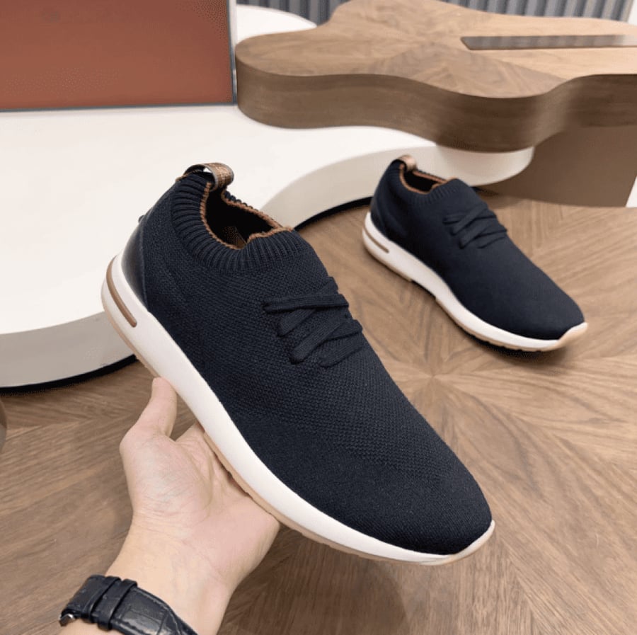 حذاء Loro Piana 360 LP Flexy Walk - أسود