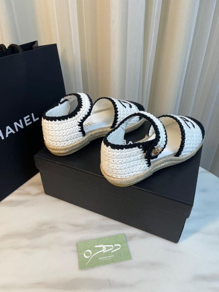 شانيل Braided Knit Espadrilles
