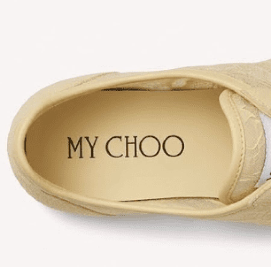 حذاء Jimmy Choo Sunny F الرياضي - بيج
