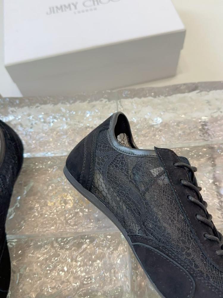 حذاء Jimmy Choo Sunny F الرياضي - أسود