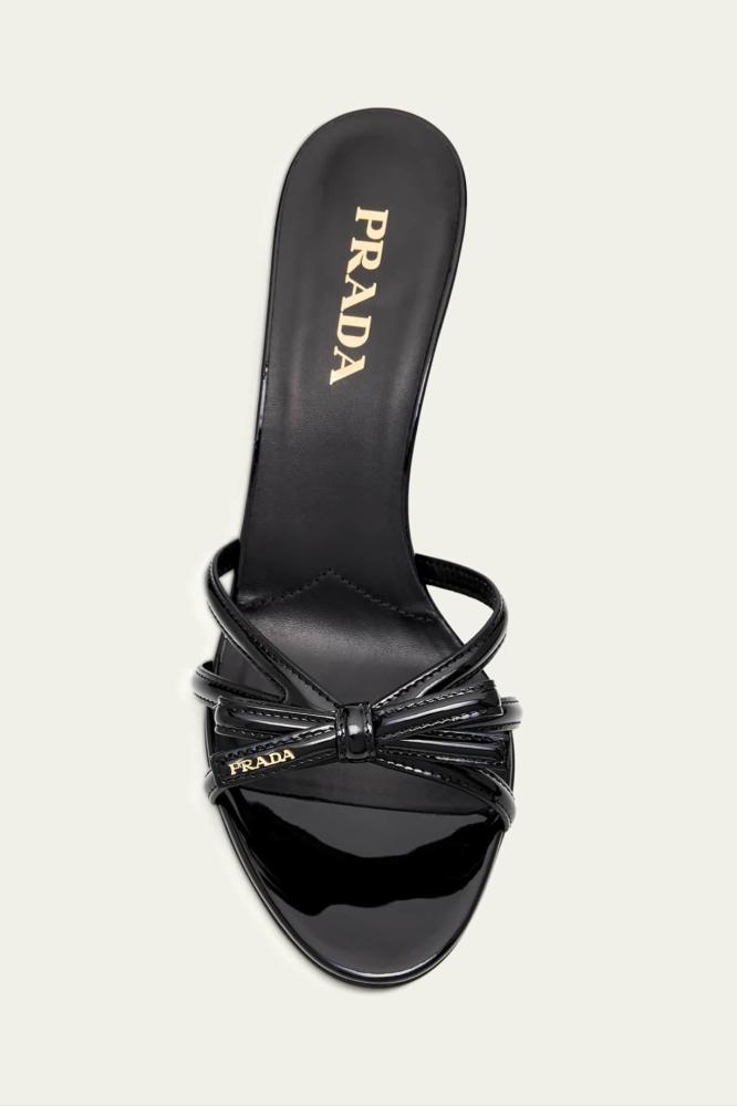 صندل Prada بعقدة - أسود