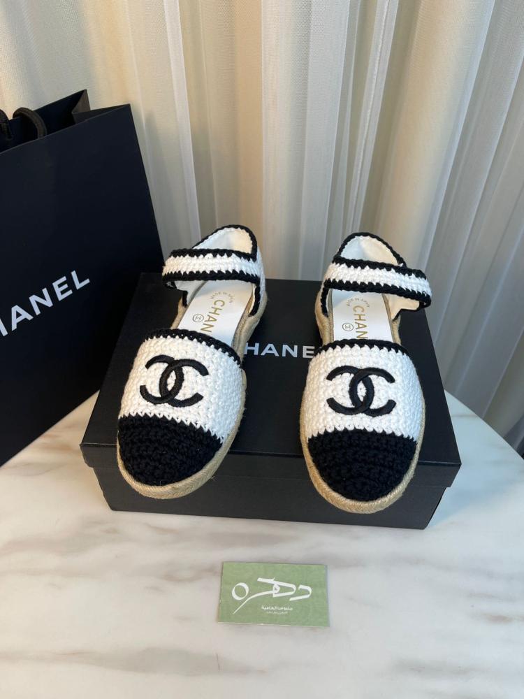 شانيل Braided Knit Espadrilles