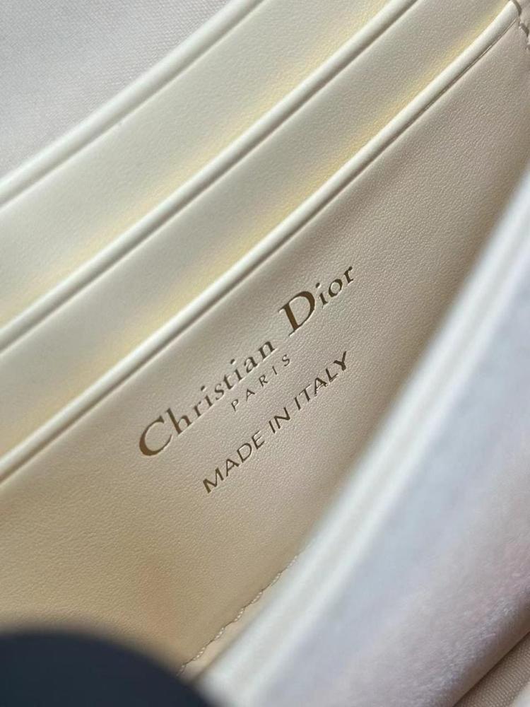 حقيبة My Dior بكاناج مطرّز بالخرز - بيج كراميل