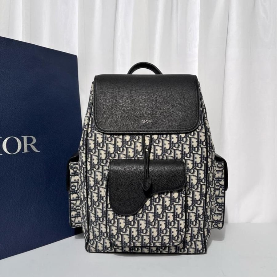 شنطة ظهر ديور Saddle Backpack Print-مقاس 41