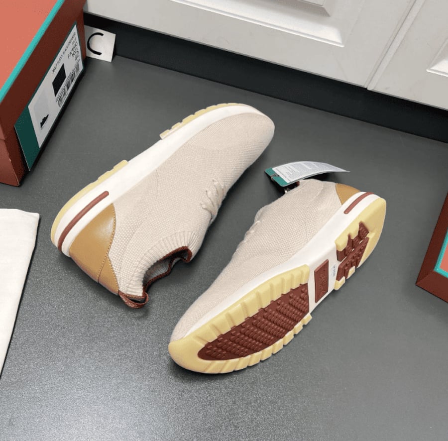 حذاء Loro Piana 360 LP Flexy Walk - بيج فاتح