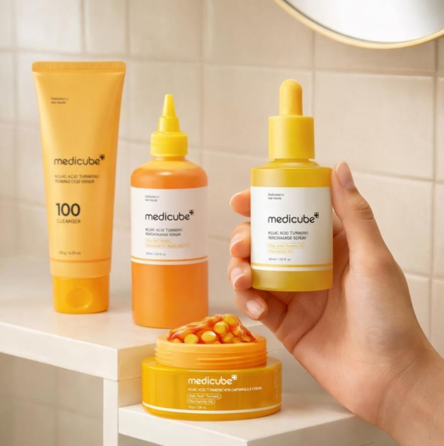 مجموعة الإشراقة الذهبية بالكوجيك Golden Glow Kojic Set
