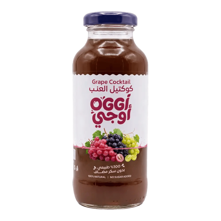 Oggi Grape Cocktail Juice, 250ml × 24 Bottles