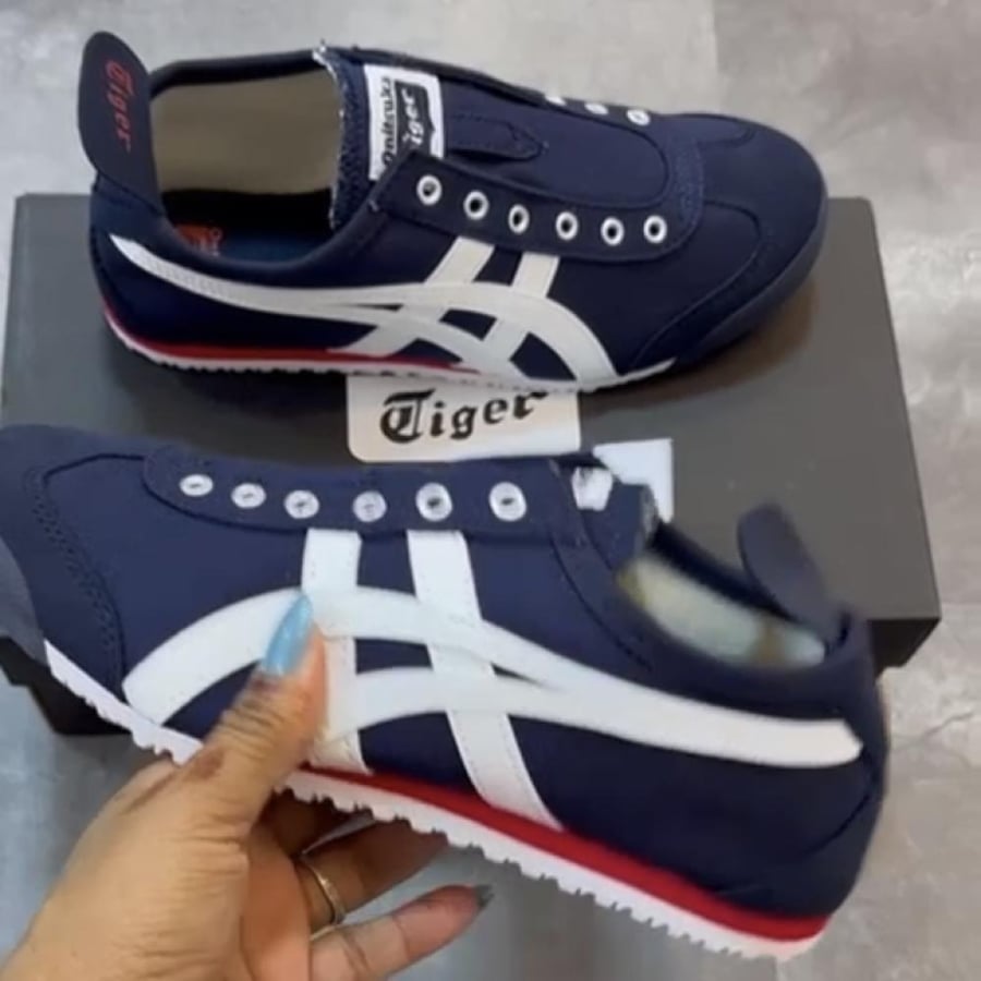 Onitsuka Mexico 66 Slip-On 'Navy Red'