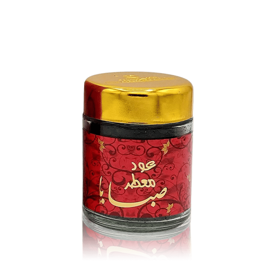 Perfumed Oud incense Sabaya Banāfi for Oud 50 grams
