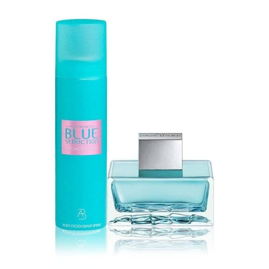 Antonio Banderas Gift Set Blue Seduction - Eau de Toilette 80 ml + Deodorant Spray 150 ml