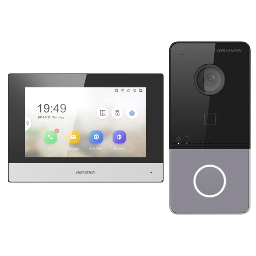 Hikvision intercom basic package screen and door station