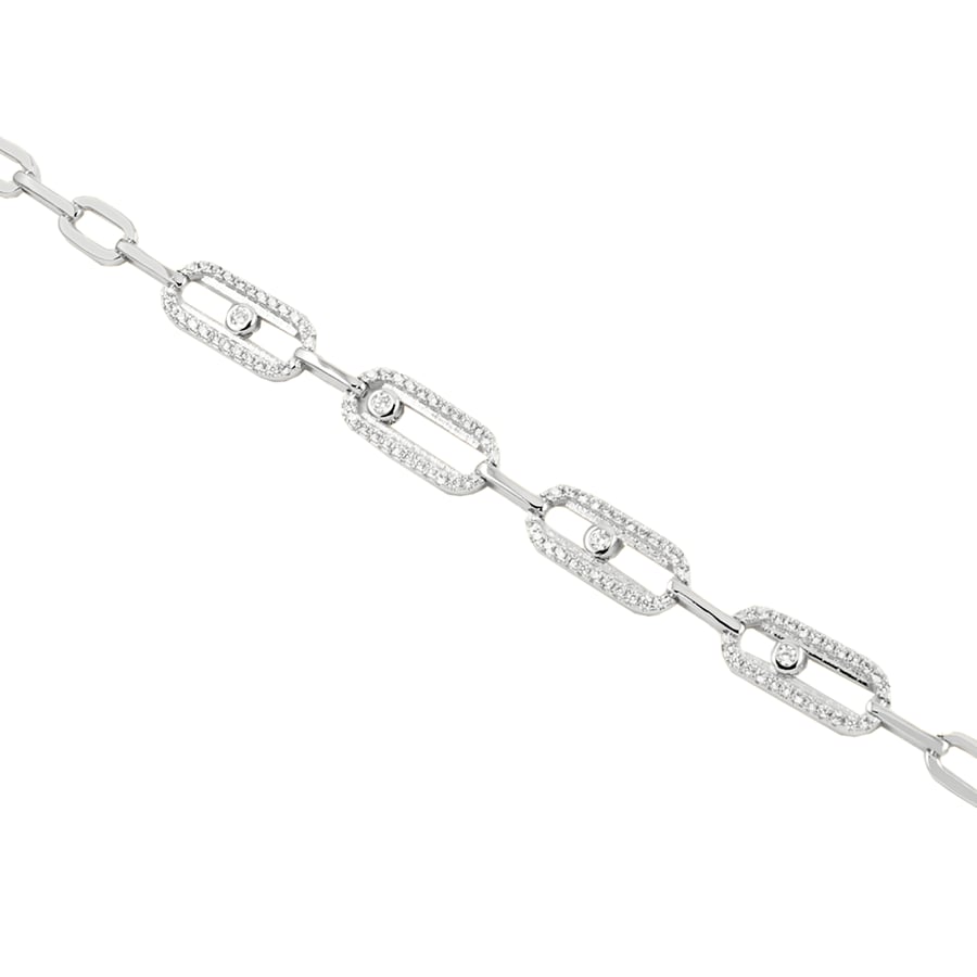 Luxury White Bracelet for Women – Elegant Italian Design | Meilona