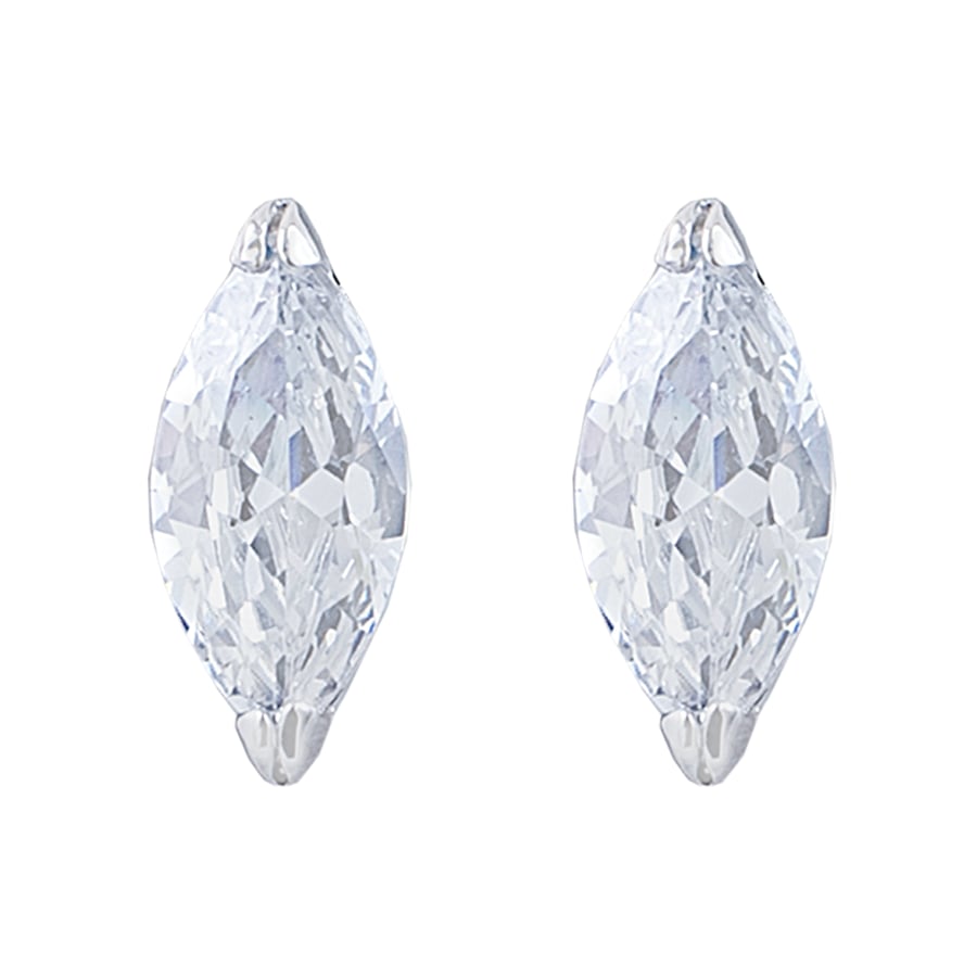 Luxury White Earrings for Women – Elegant Italian Design | Meilona