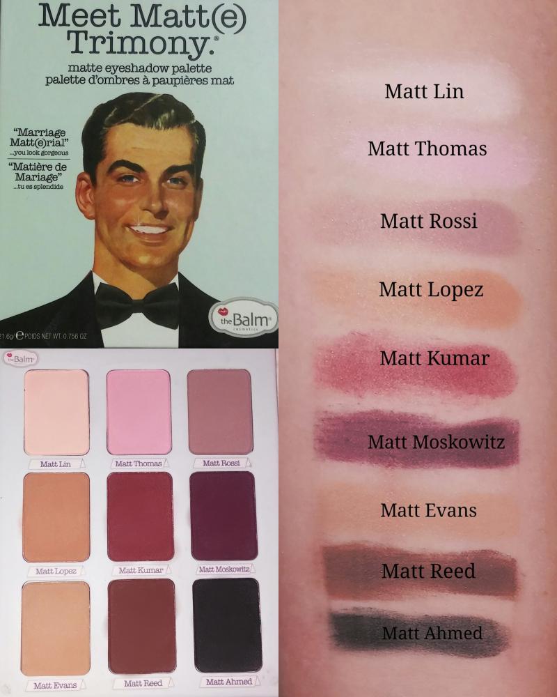 theBALM MEET MATT(E)  trimony باليت شدو