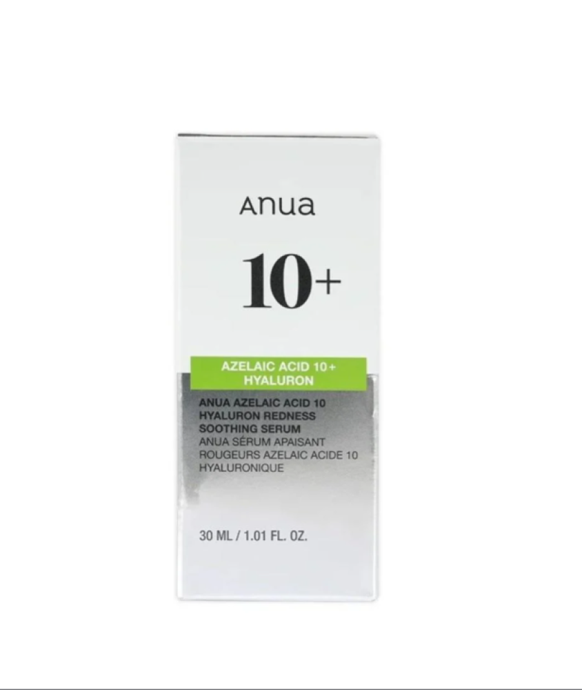 Anou Azelaic Acid 10% Serum with Hyaluronic for calming skin and moisturizing - 30 ml