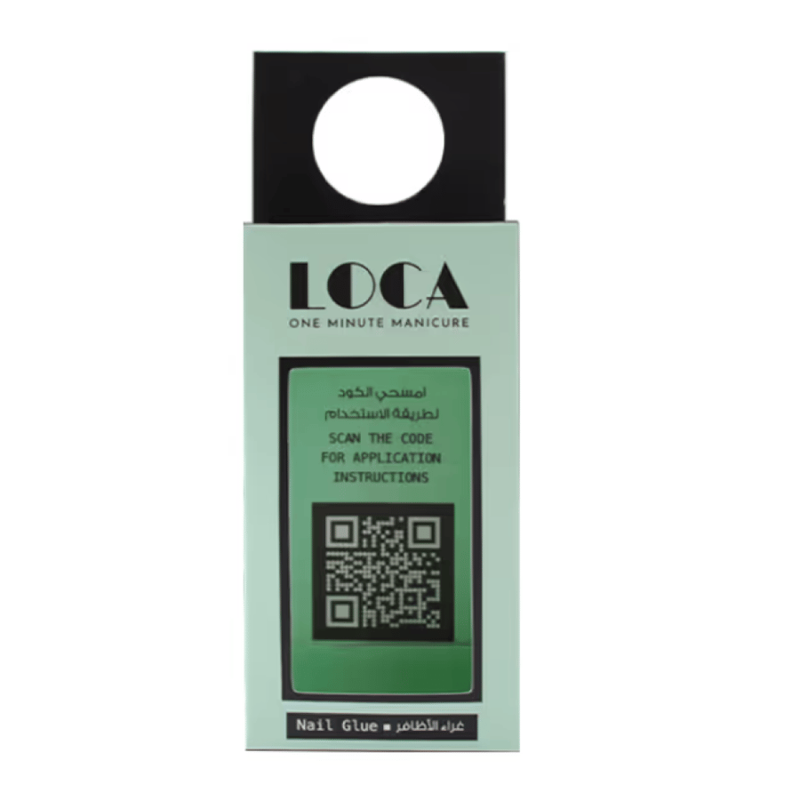 Artificial nail glue with brush from Luka - transparent