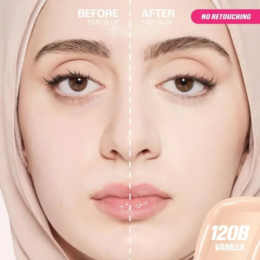 هدى بيوتي كريم اساس ايزي بلور - فانيلا 120B