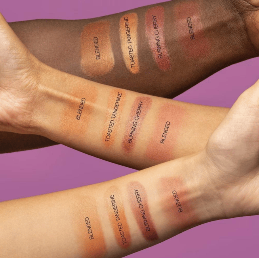 Creamy blush Love Fest from Huda Beauty - Burning Cherry