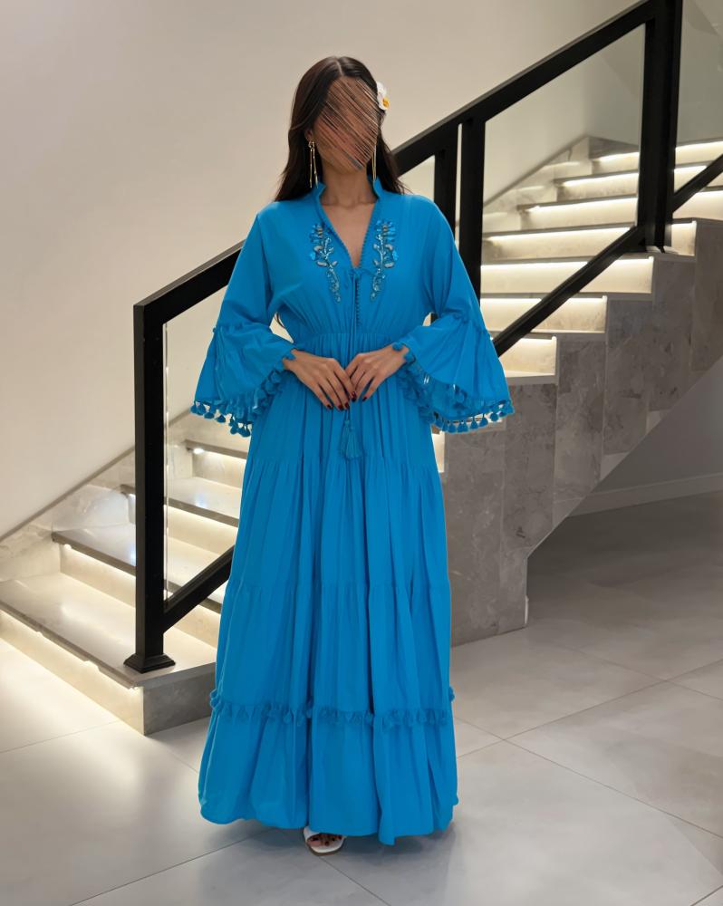 فستان إيطالي سادة