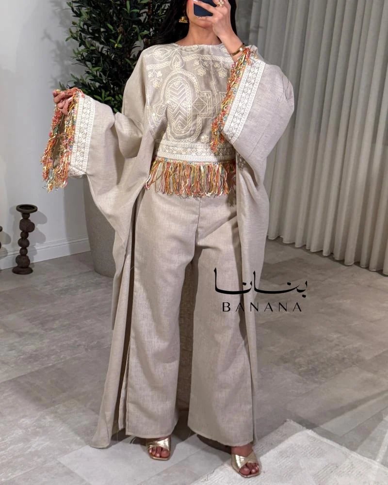 جلابيه بنطلون كويتيه