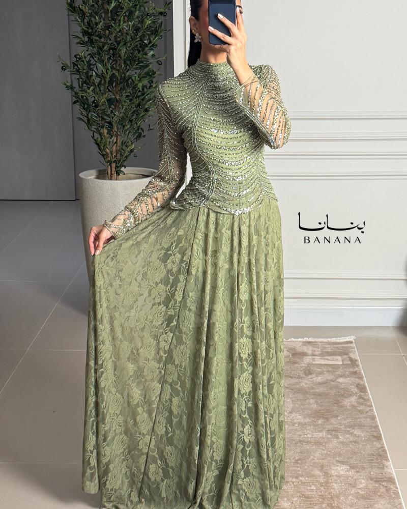 فستان سهرة دانتيل