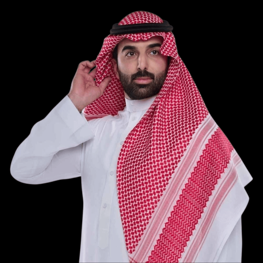 شماغ بروجيه غامق